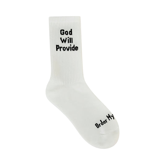 White God Will Provide Socks